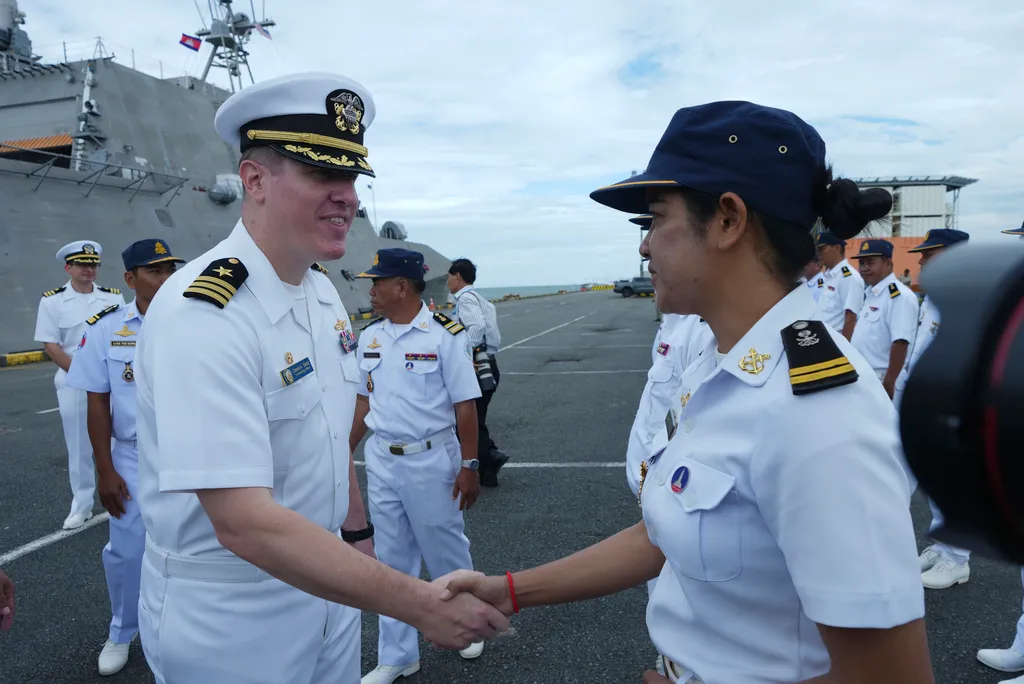 USS Savannah Arrives in Sihanoukville, Cambodia After Eight Years